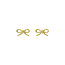 Load image into Gallery viewer, ted baker brooke: mini metal bow stud earrings
