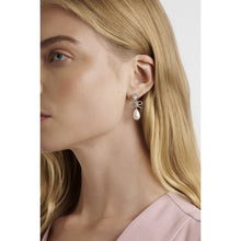 Load image into Gallery viewer, ted baker ivy: icon charm heart bow pearl drop earrings
