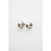 Load image into Gallery viewer, ted baker rolo: classic colour enamel roll huggie earrings
