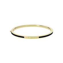 Load image into Gallery viewer, ted baker roley: classic colour enamel slim gold tone bangle bracelet
