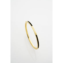 Load image into Gallery viewer, ted baker roley: classic colour enamel slim gold tone bangle bracelet
