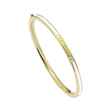 Load image into Gallery viewer, ted baker roley: classic colour enamel slim gold tone bangle bracelet
