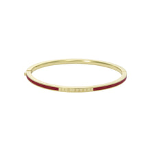Load image into Gallery viewer, ted baker roley: classic colour enamel slim gold tone bangle bracelet
