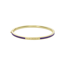 Load image into Gallery viewer, ted baker roley: classic colour enamel slim gold tone bangle bracelet
