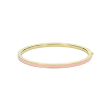Load image into Gallery viewer, ted baker roley: classic colour enamel slim gold tone bangle bracelet
