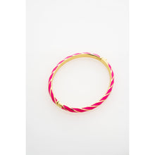 Load image into Gallery viewer, ted baker trinity: twist enamel hinged bangle bracelet
