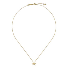Load image into Gallery viewer, ted baker blaire: mini metal bow pendant necklace
