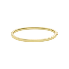 Load image into Gallery viewer, ted baker chrishell: logo slim gold tone bangle bracelet
