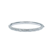 Load image into Gallery viewer, ted baker torvi: crystal twist hinged silver tone bangle bracelet

