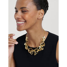 Load image into Gallery viewer, ted baker leona: abstract leaf statement necklace
