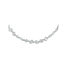 Load image into Gallery viewer, ted baker julie: jewel chain crystal silver tone necklace
