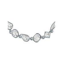 Load image into Gallery viewer, ted baker juliet: jewel chain crystal silver tone drawstring bracelet
