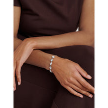 Load image into Gallery viewer, ted baker juliet: jewel chain crystal silver tone drawstring bracelet
