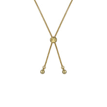 Load image into Gallery viewer, ted baker hela: crystal hoop gold tone adjustable bracelet
