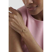 Load image into Gallery viewer, ted baker hela: crystal hoop gold tone adjustable bracelet
