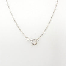 Load image into Gallery viewer, silver small pearl�curved bar necklace on a 45cm chain  a
