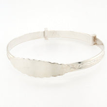 Load image into Gallery viewer, silver bangle pat babies crink
