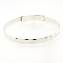 Load image into Gallery viewer, silver bangle d/c babies
