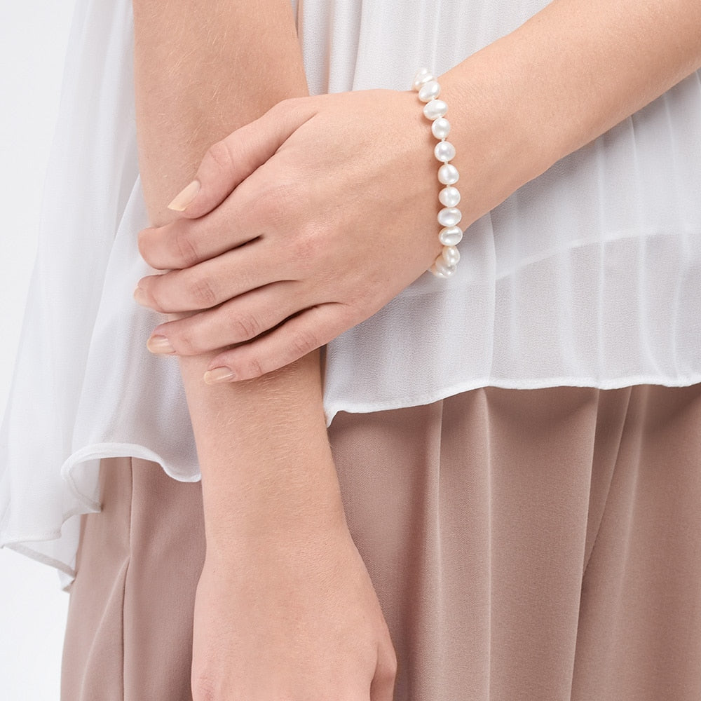 Jersey Pearls - Baroque Bracelet
