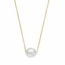Load image into Gallery viewer, Jersey Pearls Baroque Solo Necklace
