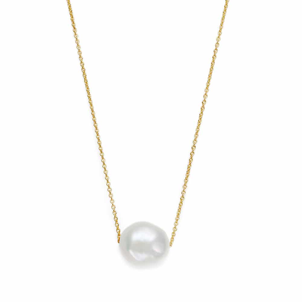 Jersey Pearls - Baroque Solo Necklace