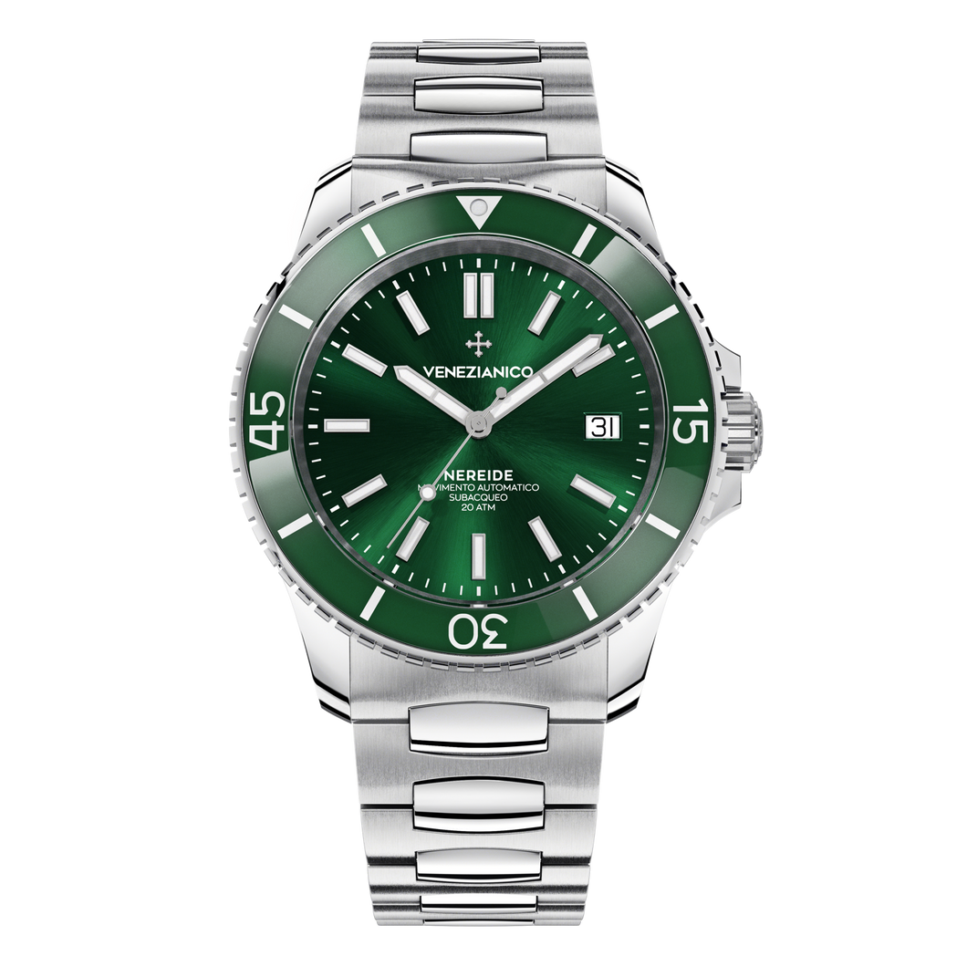 Venezianico Nereide 42 Watch in Verde Green