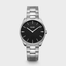 Load image into Gallery viewer, CLUSE Féroce Stainless Steel and Black Watch
