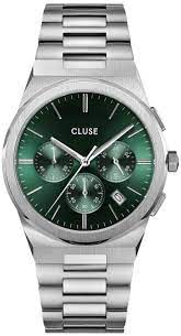 Cluse 'Vigoureux' Chronograph  Green/Steel