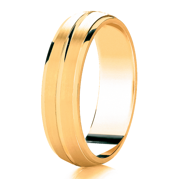 Gent's Wedding Ring   DC005  6mm. width