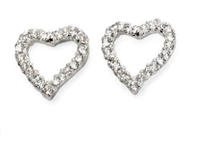 Load image into Gallery viewer, Diamonfire Heart Earrings
