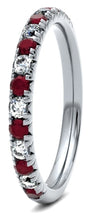 Load image into Gallery viewer, 9k. gold Diamond and Ruby  Ring
