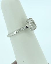 Load image into Gallery viewer, 9kt White Gold - Diamond Cluster Engagement Ring
