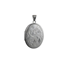 Load image into Gallery viewer, Silver Handmade Locket  Oval
