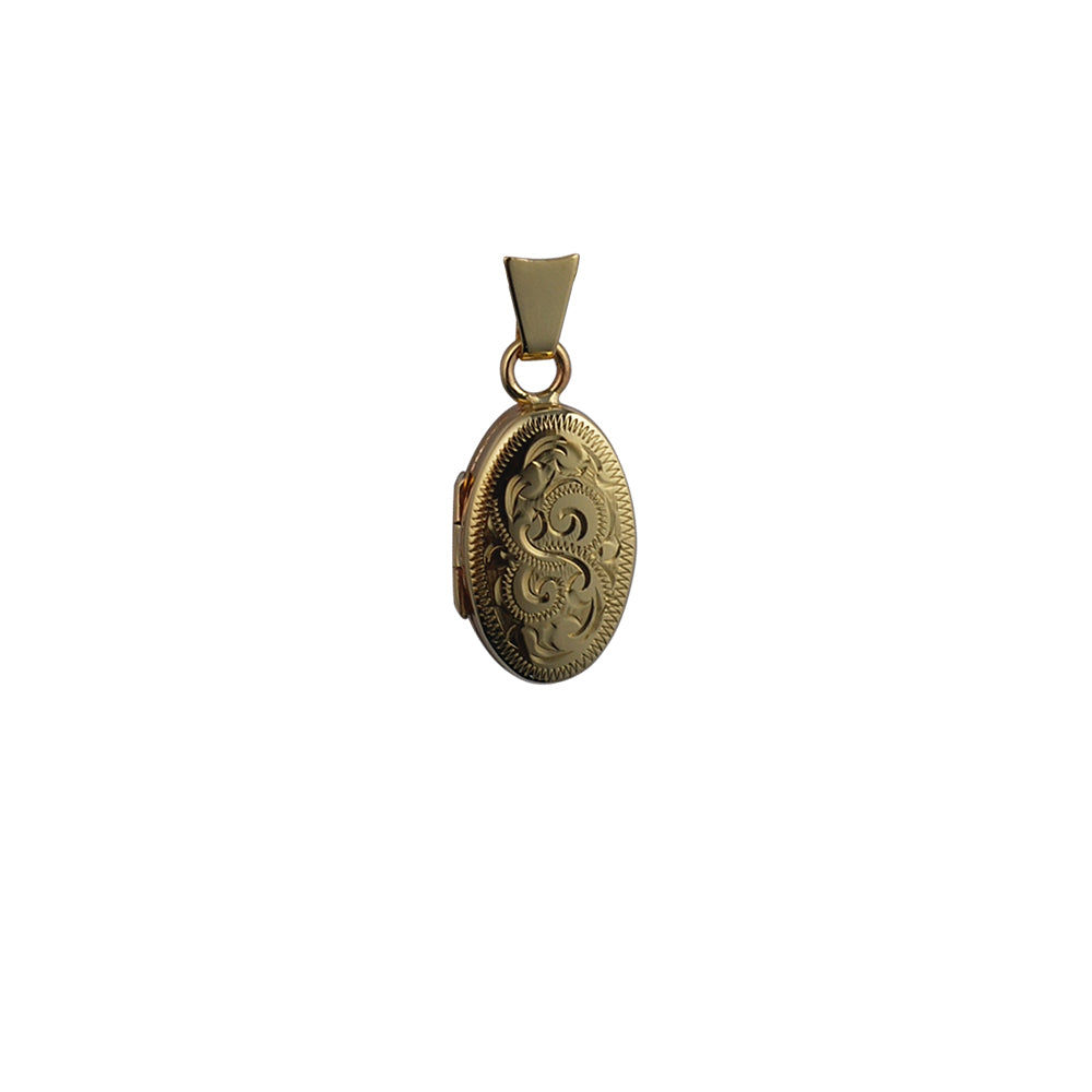 9ct. Gold Handmade Oval Locket