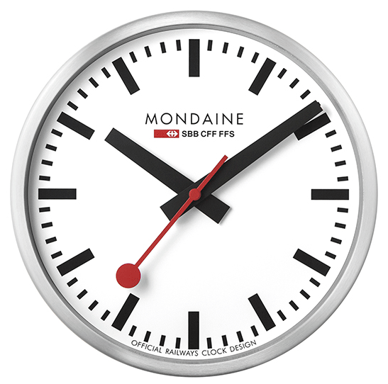 Mondaine Swiss Railway Clock  25cm.