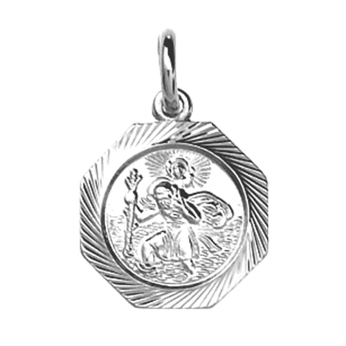 St Christopher Medal in Silver