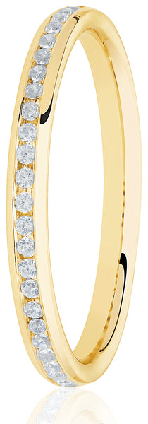 Diamond Round Brilliant Cut Wedding Ring 0.15cts