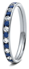 Load image into Gallery viewer, 9k. Diamond and Sapphire  Ring
