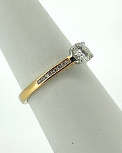Load image into Gallery viewer, 18kt Gold, Moissanite  Engagement Ring
