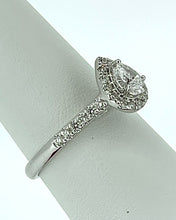 Load image into Gallery viewer, 9kt White Gold - Diamond Pear Engagement Ring
