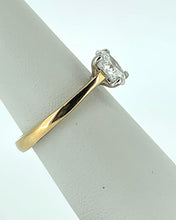 Load image into Gallery viewer, 18kt Yellow Gold - Oval Lab Diamond Engagement Ring

